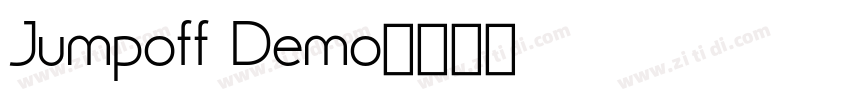 Jumpoff Demo字体转换